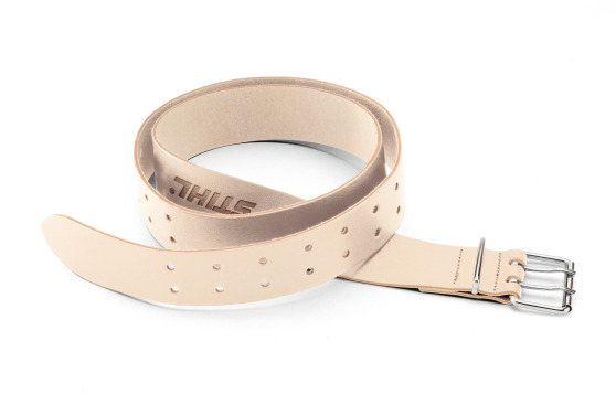 Ceinture porte-outils, 125 cm, cuir beige