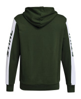 Hoodie, COLORBLOCK SLEEVE, groen, maat M