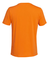 T-shirt LOGO CIRCLE, oranje, maat L