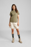 T-Shirt SUSTAINABLE BASIC, groen, dames, maat L